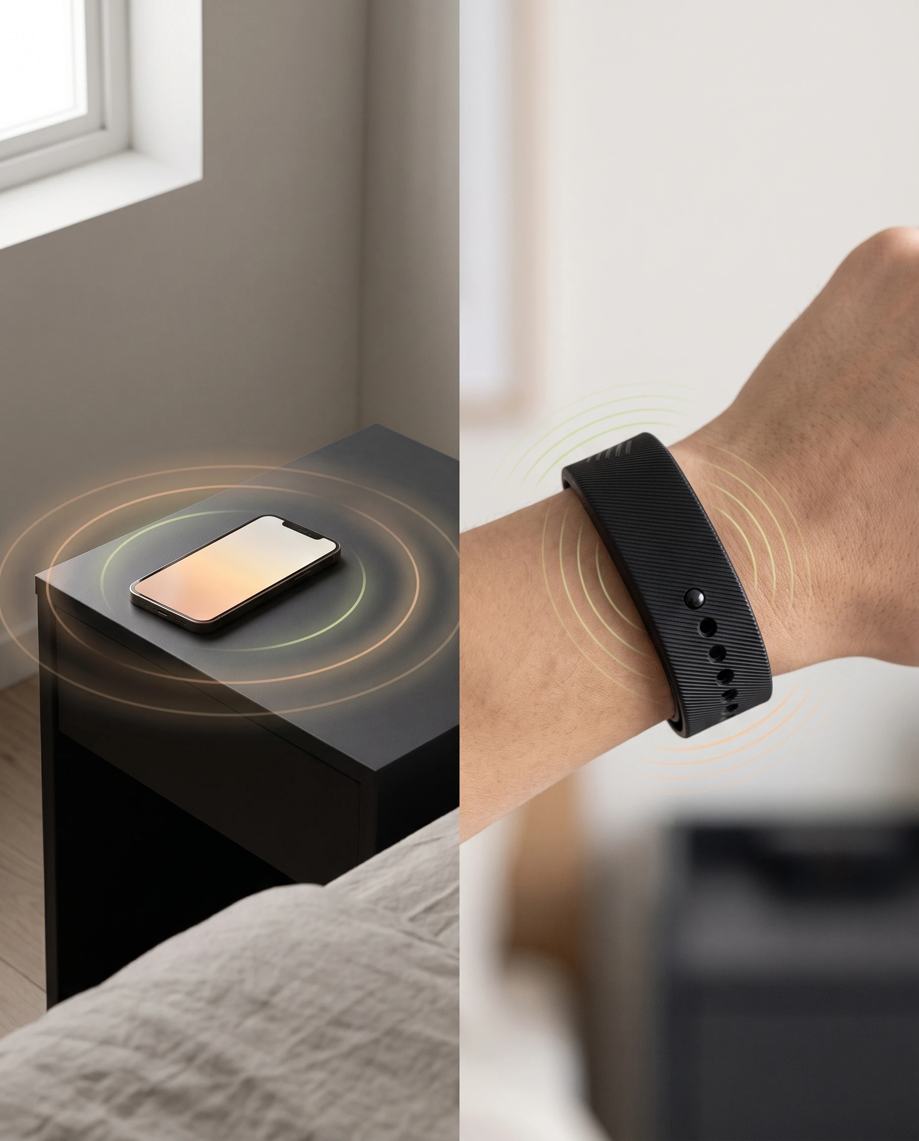 Neutral comparison of a room alarm versus an on-wrist tactile cue
